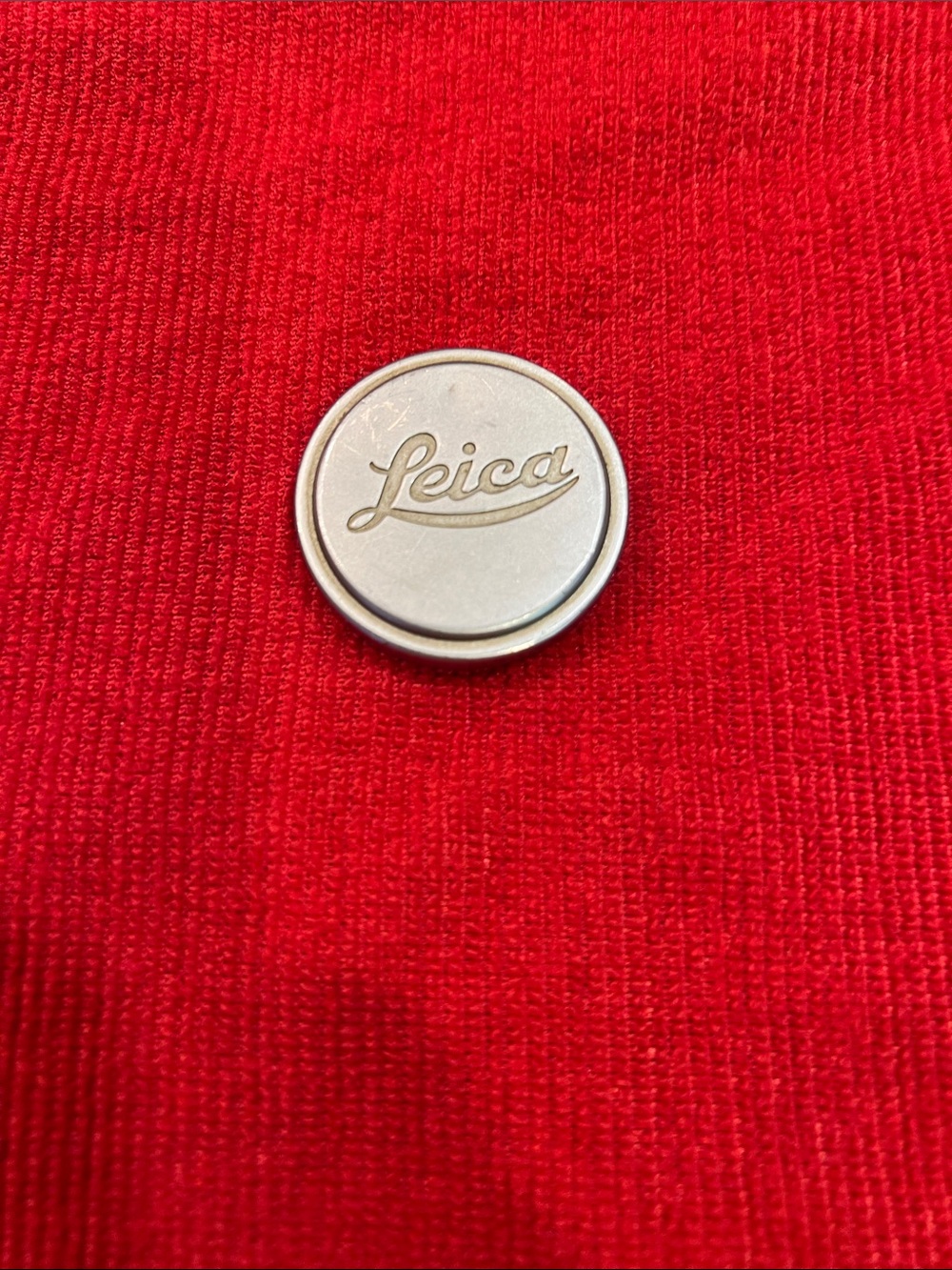 Leica Vintage Camera Lens Cap With Logo